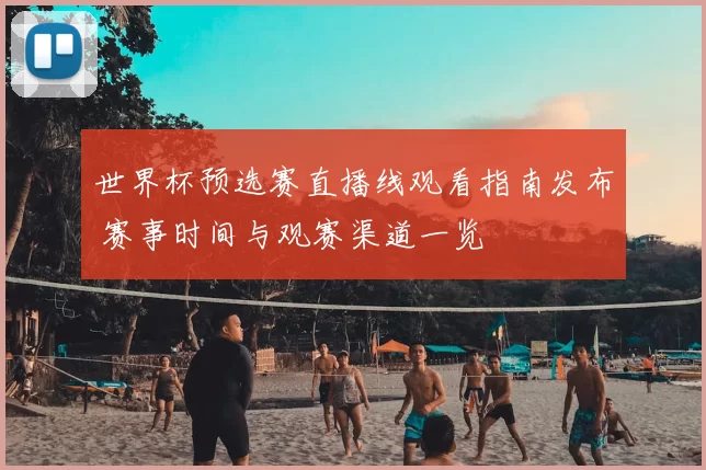 世界杯预选赛直播线观看指南发布 赛事时间与观赛渠道一览